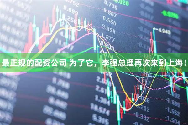 最正规的配资公司 为了它，李强总理再次来到上海！